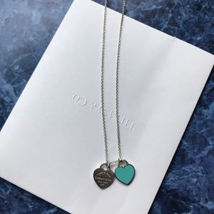 Tiffany Blue Heart Necklace